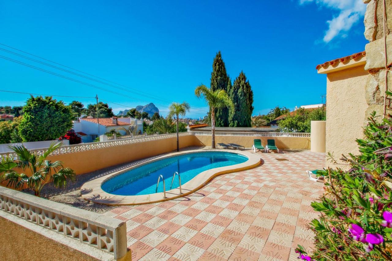 Cometa-86 - Villa With Private Pool Close To The Beach In Calpe Empedrola Exterior foto